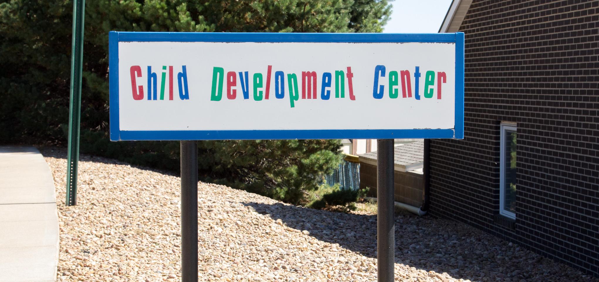 Child Development Center Sign