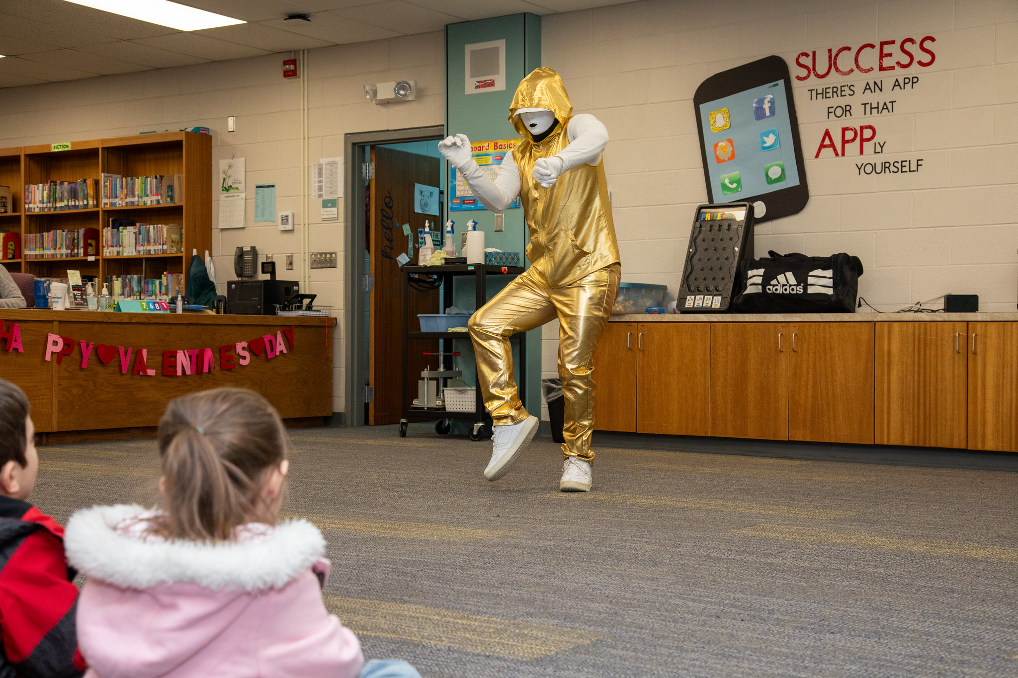 dancer does robot dance