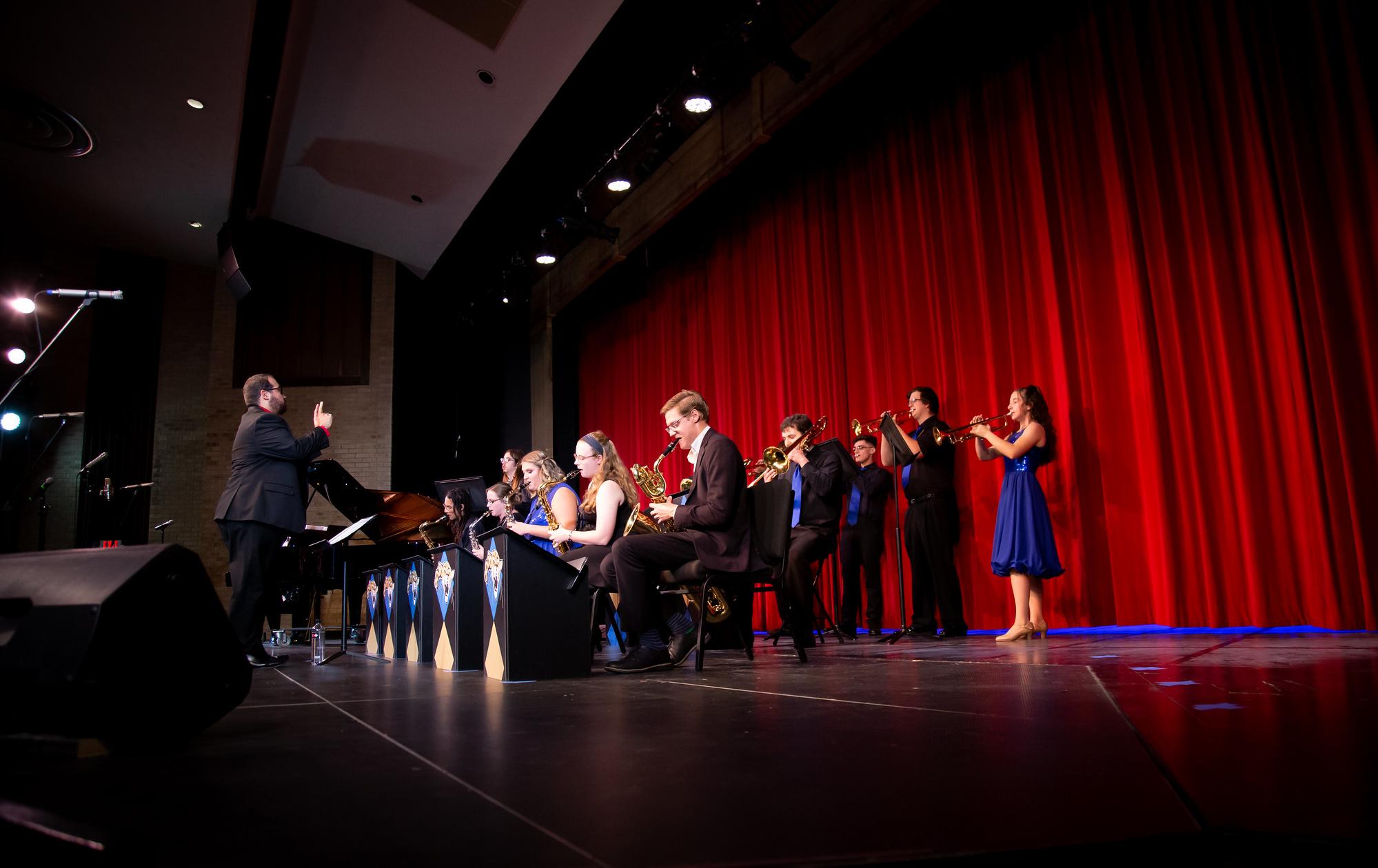 barton jazz ensemble performing