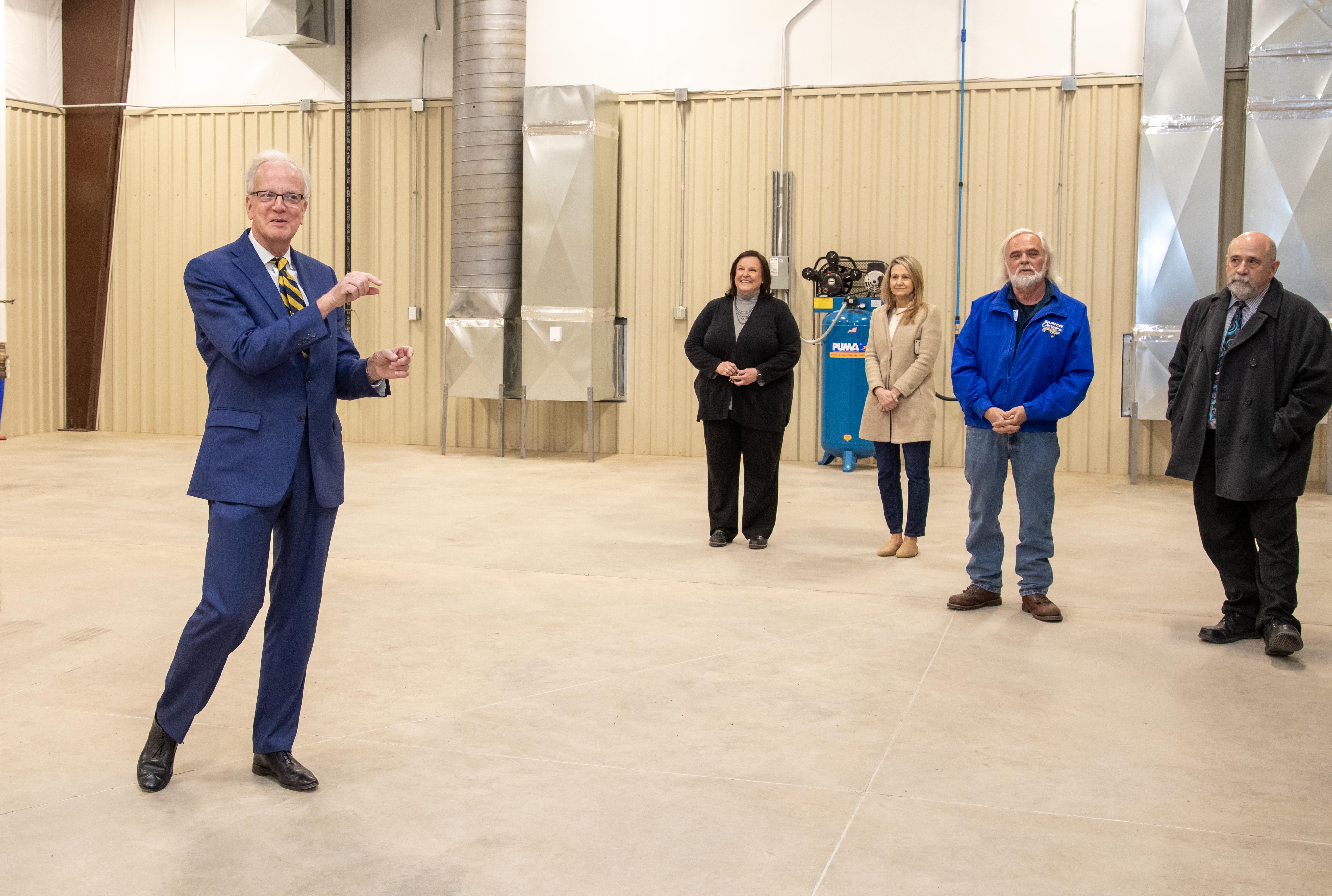 Senator Jerry Moran meets with Barton leadership