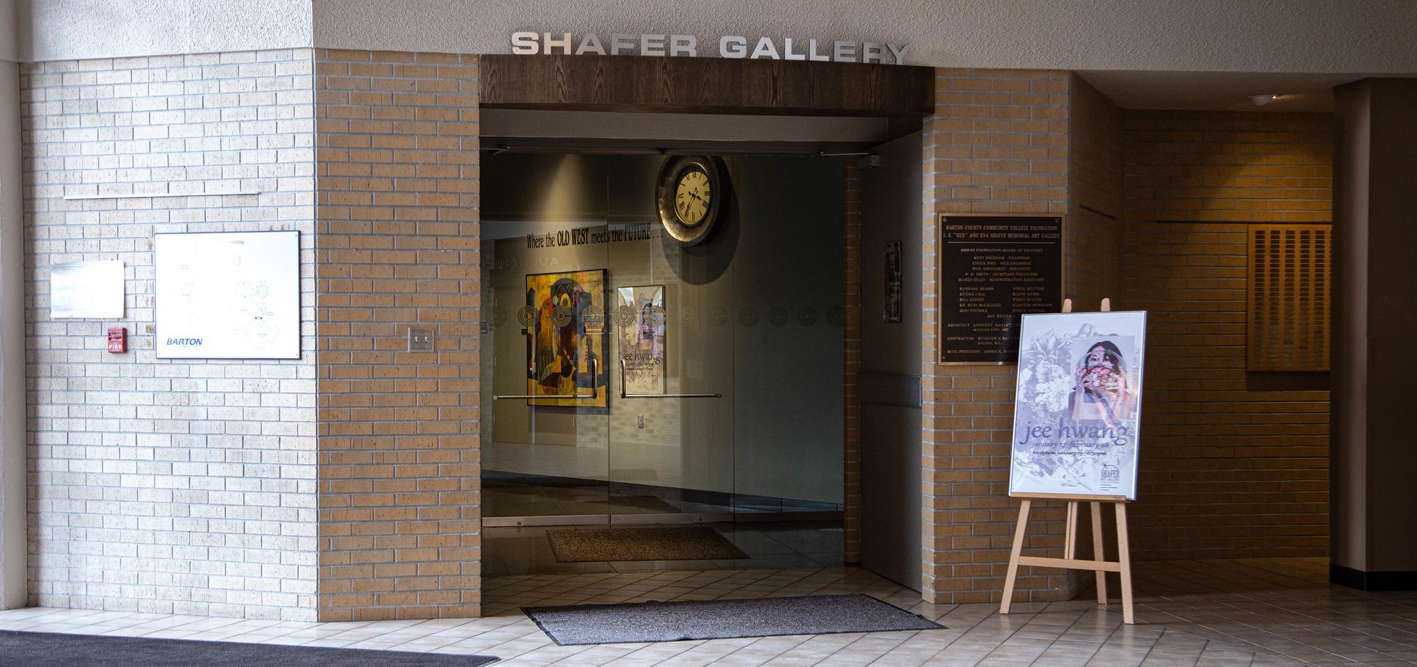 Entrance to the Shafer Art Gallery